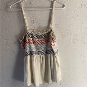Peplum tank top